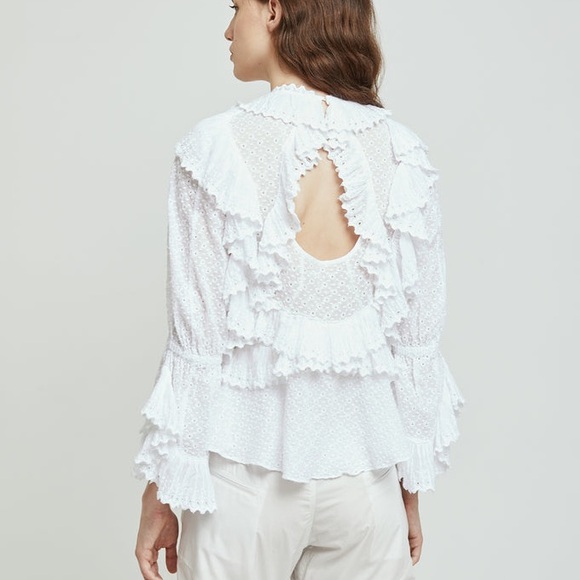 ISABEL MARANT Zim Ruffled Blouse - Picture 7 of 9